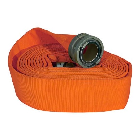 Armored Textiles Armored Textiles JAFLINE Double Jacket Fire Hose, 3" X 50 Ft, 400 PSI, Orange N51H3LNO50N
